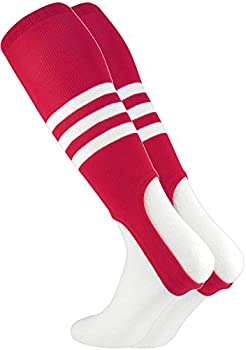 【中古】【インポート品・未当て嵌める】TCK Sportsベイスボール/ソフトボール用靴下 縞模様 7in 足にひっかける手合い