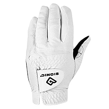 【中古】【輸入品・未使用】2019 改良版 2倍 長持ち バイオニック リラックス グリップ ゴルフグローブ 特許取得済 2列フィンガーグリップシステム (メンズ L 左手着用)
