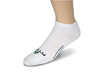 【中古】【輸入品・未使用】(Large White) - Fitsok CF2 Cushion Low Cut Sock 3-Pack
