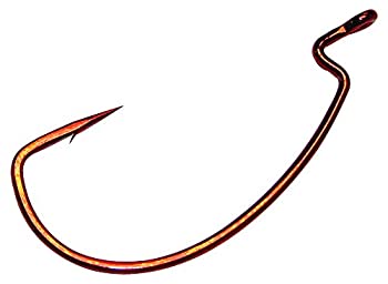 【中古】【輸入品・未使用】(5/0 Red) - Gamakatsu 25 Pack EWG Offset Worm Hook