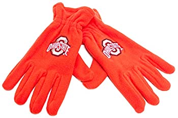 【中古】【インポート品・未当て嵌める】NCAA Ohio State Buckeyesフリースグローブ、1大きさ、赤いこと