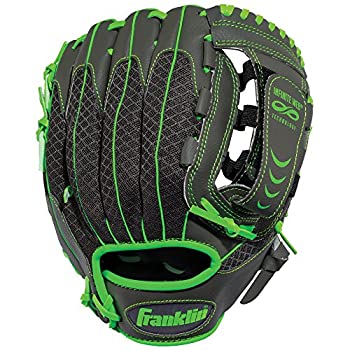 【中古】【輸入品・未使用】(Right Hand Throw Graphite/Lime) - Franklin Sports Teeball Infinite Web/Shok-Sorb Combo Series Fielding Glove 27cm