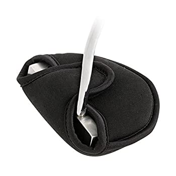 【中古】【39shop】【輸入品・未使用】ブラック★ゴルフ パターヘッドカバー オーバーサイズ ネオプレン クラブ マレットパターに最適 ほとんどの2ボールパタークラブにフィット(新古品)|アトリエ絵利奈