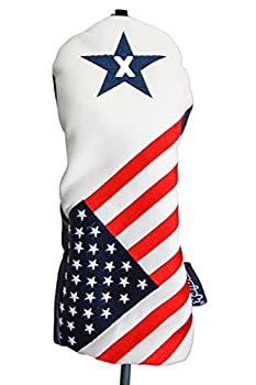 【中古】【39shop】【輸入品・未使用】USA★Patriot Golf 限定版 ヴィンテージ レトロ 愛国的 X メタル フェアウェイ ウッド ヘッドカバー（新古品）｜アトリエ絵利奈