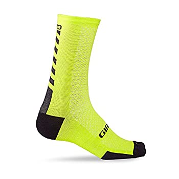【中古】【39shop】【輸入品・未使用】Medium★Lime/black Giro Hrc+ Merino Wood 2017 Cycling Socks(新古品)|アトリエ絵利奈