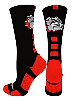 【中古】【輸入品・未使用】MadSportsStuff ブルドッグス ロゴ アスレチッククルーソックス マルチカラー M ブラック