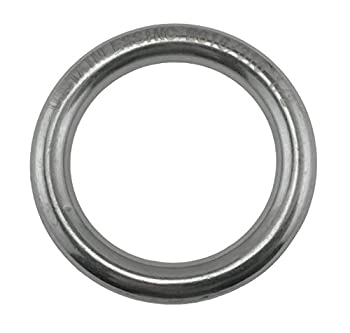 【中古】【輸入品・未使用】ステンレススチール 316 ラウンドリング 溶接 1/2インチ x 4インチ (13mm x 100mm) マリングレード