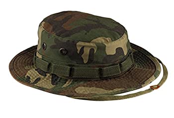 【中古】【輸入品・未使用】ロスコ　ヴィンテージ　ブーニーハット　Vintage Boonie Hat　〔5901〕 (ウッドランドカモ 7　1/4)