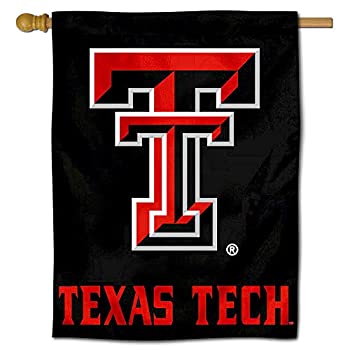 【中古】【39shop】【輸入品・未使用】Texas★Tech UniversityレッドRaiders House Flag（新古品）｜アトリエ絵利奈