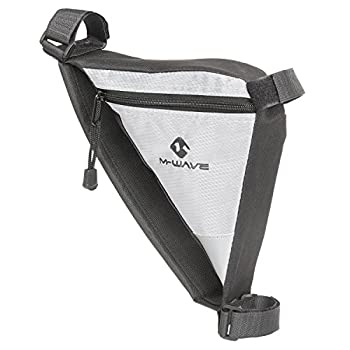 【中古】【39shop】【輸入品・未使用】M-Wave自転車サイクリングフレームバッグ、ブラック/ホワイト(新古品)|アトリエ絵利奈