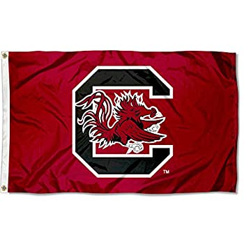 【中古】【インポート品・未当て嵌める】South Carolina Fighting闘鶏USC University Large College信号旗