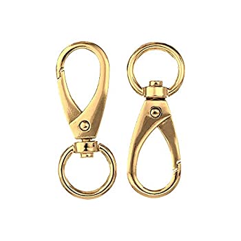 【中古】【インポート品・未当て嵌める】Paracord Planet 1?/ 2in回転させる隙間引っ掛かり???ゴールド???Keychains \u0026 Lanyards???盛りだくさんな容器に並べる大いさ 5 Pack カラビナ-スポーツ・アウトドア