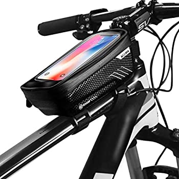【中古】【輸入品・未使用】WILD MAN ハードシェル タッチスクリーン 携帯電話ホルダー タイプ バイクバッグ 防水 ロードマウンテンサイクリング用