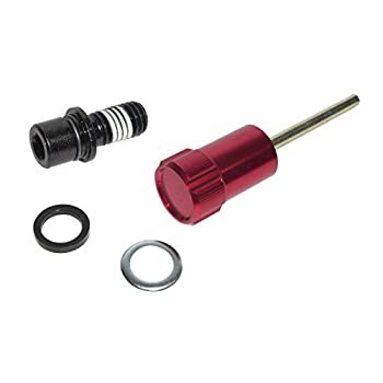 【中古】【輸入品・未使用】Rock Shox Rebound Adjuster Knob/Bolt Kit Aluminiumminum (Short) 114310645000 - Red by Rock Shox