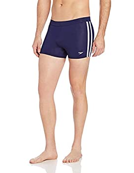 Speedo メンズ PowerFLEX Eco Shoreline スクエアレッグ水着 ブルー