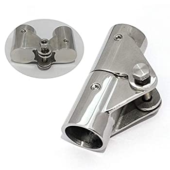 【中古】【輸入品・未使用】NRC&XRC 316SS ボートチューブコネクター ボートレール継手 折りたたみ回転コネクター 外径7/8インチ 船舶用ヨットのチューブ/パイプ ブラック