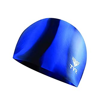 【中古】【輸入品・未使用】(Blue) - Multi Silicone Swim Cap - Assorted Colours
