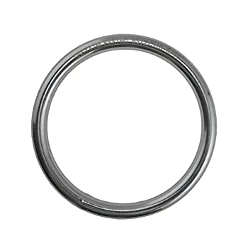 【中古】【輸入品・未使用】ステンレススチール 316 ラウンドリング 溶接 3/8インチ x 4インチ (10mm x 100mm) マリングレード