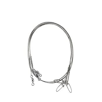 【中古】【インポート品・未当てはめる】Berkley Steelon wire-wound Leaders (風呂敷き包みof 3?) しろがね色