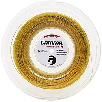 【中古】【39shop】【輸入品・未使用】(16g★Gold) - Gamma Sports Synthetic Gut Tennis String Reel 220m(新古品)|アトリエ絵利奈