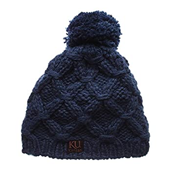【中古】【インポート品・未当て嵌める】Zephyr WOMEN\u0027S KANSAS JAYHAWKS MARILEN 編み物帽 青み ADJ