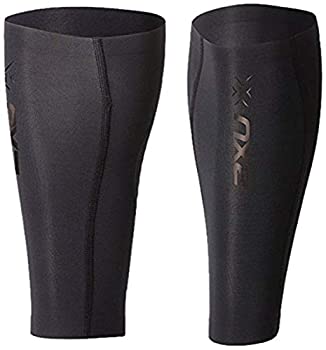 【中古】【輸入品・未使用】2XU Elite MCS 圧縮カーフガード ブラック/ネロ Sサイズ