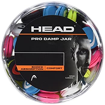 【中古】【インポート品・未当てはめる】HEAD Pro 庭球櫂 振りまわすダンプナー - 櫂緩衝器 バルクジャー70個