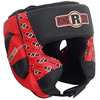 【中古】【インポート品・未当てはめる】(Large/X-Large Black/Red) - Ringside Boxing Apex Training Headgear