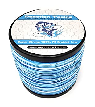 【中古】【輸入品・未使用】リアクションTackle高パフォーマンスブルーまたはグリーン迷彩編組釣りライン(様々な色)