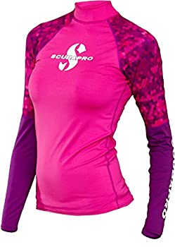 【中古】【39shop】【輸入品・未使用】(Small★Flamingo) - ScubaPro Women's UPF 50 Long Sleeve Rash Guard（新古品）｜アトリエ絵利奈