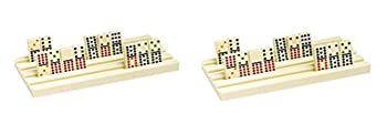 【中古】【39shop】【輸入品・未使用】2★Plastic Dominoe Racks Hold up to 44 Jumbo Tiles Each（新古品）｜アトリエ絵利奈