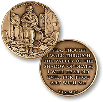 【中古】【39shop】【輸入品・未使用】Northwest★Territorial Mint I Will Fear No Evil - 詩篇23 チャレンジコイン(新古品)|アトリエ絵利奈