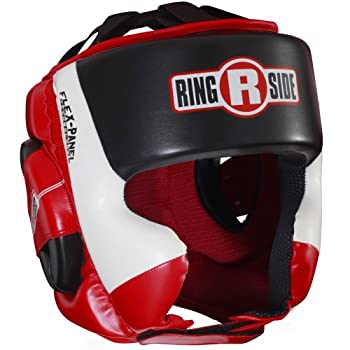 【中古】【輸入品・未使用】(Medium Red/Black) - Ringside Ultra Light Sparring Headgear