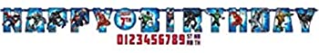 【中古】【輸入品・未使用】Amazing Justice League Birthday Party Jumbo Add-an-age Letter Banner 9,225円