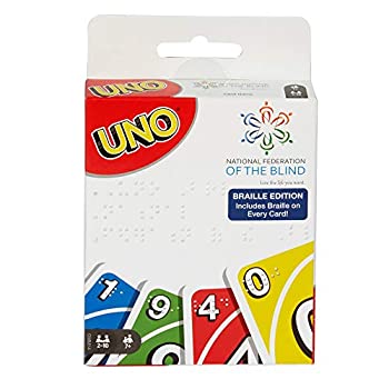 【中古】【インポート品・未当て嵌める】Mattel Games UNO 点字。