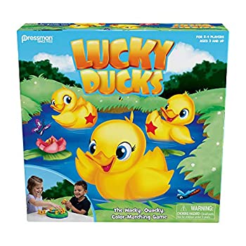 【中古】【インポート品・未当て嵌める】Lucky Ducks -- The Memory and Matching Game that Moves by Pressman Toy