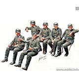 【中古】【輸入品・未使用】German Infantry on the march WW II era 6 figures 1/35 Master Box 35137