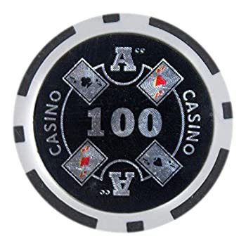 【中古】【輸入品・未使用】Brybelly Ace Casino Poker Chip Heavyweight 14-gramクレイComposite???パックof 50