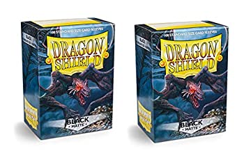 アウトレット送料無料 中古 輸入品 未使用未開封 ドラゴンシールドバンドル 2xマットブラック100カウント標準サイズデッキプロテクタースリーブ 楽天1位 Www Facisaune Edu Py