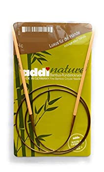【中古】【39shop】【輸入品・未使用】(Size-US-07-(4.50mm))★- 20" (50cm) addi Natura Bamboo Circular Knitting Needles(新古品)|アトリエ絵利奈
