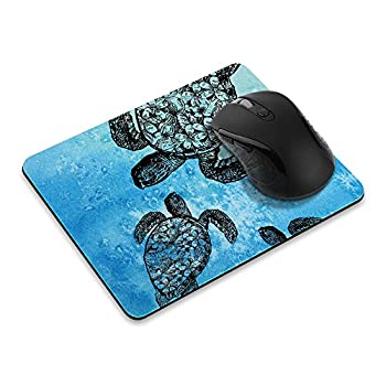 【中古】【39shop】【輸入品・未使用】FINCIBO★ノンスリップ長方形マウスパッド 海 ウミガメ 自宅 オフィス ゲームデスク用(新古品)|アトリエ絵利奈