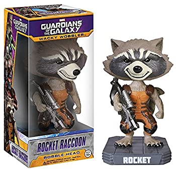【中古】【39shop】【輸入品・未使用】Funko★- Bobble-head Wacky Wobbler Guardians of the Galaxy Rocket Raccoon 18cm - 0849803039622 [並行輸入品]（新古品）｜アトリエ絵利奈