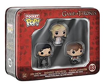 【中古】【輸入品・未使用】ゲーム・オブ・スローンズ フィギュア 3体セット (Pocket Pop Vinyl Figure Display of 3)【並行輸入品】画像