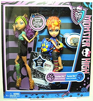 中古 輸入品 未使用未開封 モンスター ハイ ウルフ シスターズ 2体セット Monster High Doll Werewolf Sisters 並行輸入品 Mozago Com