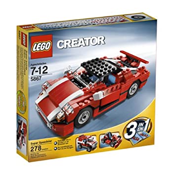 【中古】【インポート品・未当て嵌める】レゴクリエイターレッドカー5867LEGO Creator Red Car 5867 並行輸入品