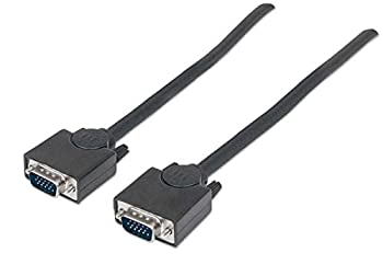 【中古】【39shop】【輸入品・未使用】Manhattan★SVGA モニター ケーブル HD15m - HD15m 1.8 m (6 ft.) Black(ブラック) 311731 [並行輸入品]（新古品）｜アトリエ絵利奈