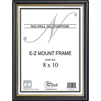 【中古】【輸入品・未使用】EZ Mount Document Frame Plastic 8 x 10 Black (並行輸入品)