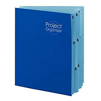 【中古】【輸入品・未使用】Project Organizer Expanding File 10 Pockets Lake/Navy Blue (並行輸入品)