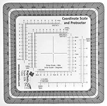 【中古】【輸入品・未使用】Improved Military UTM/MGRS Reader & Protractor\