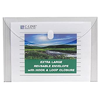 【中古】【輸入品・未使用】Biodegradable Poly Envelope Velcro Closure 9 1/4 x 12 4/5 Clear (並行輸入品)
